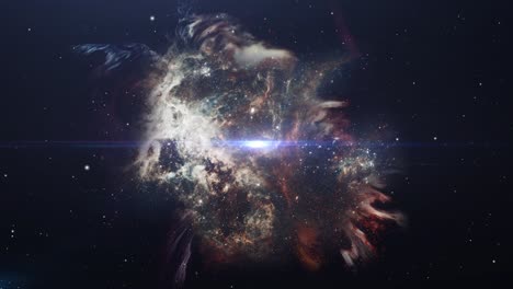 Nubes-Nebulosas-Que-Se-Desarrollan-En-El-Universo