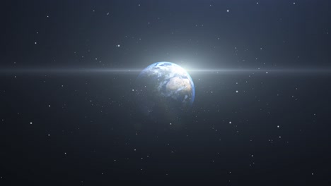 Una-Estrella-Brillante-Que-Cruza-El-Planeta-Tierra