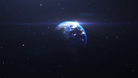 Die-Oberfläche-Des-Planeten-Erde-Im-Universum