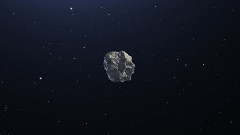 4k-meteor-rock-in-space
