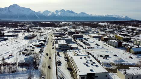 4k-30fps-Luftvideo-Von-Downtown-Palmer,-Alaska