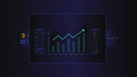 4k-Animated-Business-Dashboard-Graphs,-Charts,-and-Diagrams-for-Business-Presentations,-Especially-for-Technology-and-Market-Growth