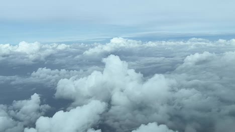 Aerial-view-taken-from-a-plane-of-some-clouds