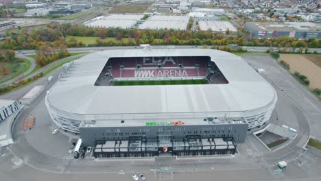 Drone-away-shot-view-of-the-WWK-arena
