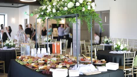 Charcuterie-Food-on-Display-at-Wedding-Reception-Event-Venue