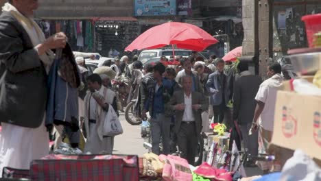 Die-Atmosphäre-Traditioneller-Märkte-Während-Der-Jemenkrise-War-Um-2011-Herum