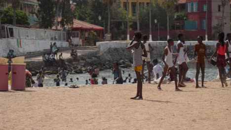 Eine-Aufnahme-Der-Insel-Goree,-Dakar,-Senegal