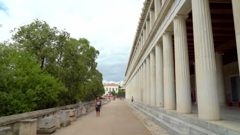 Stoa-of-Attalos---also-spelled-Attalus,-was-a-stoa-in-the-Agora-of-Athens