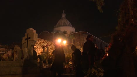 general-shot-of-the-mexican-cemetery-of-Mixquic-during-celebration-of-the-day-of-the-dead