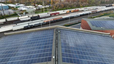 Rooftop-solar-panels-for-green-renewable-energy