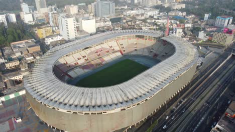 Drohnenvideo-Des-Nationalen-Fußballstadions-Von-Peru