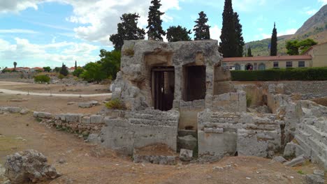 Ruinas-De-La-Fuente-De-Glauke-En-La-Antigua-Corinto