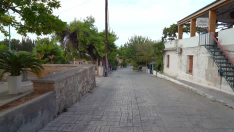Cobble-Stone-Streets-of-City-of-Ancient-Corinth