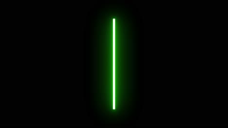 4k-Animiertes-Grünes-Lichtschwert-Auf-Schwarzem-Hintergrund