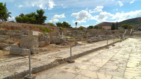 Ruins-of-Lechaion-Road-in-the-City-of-Ancient-Corinth