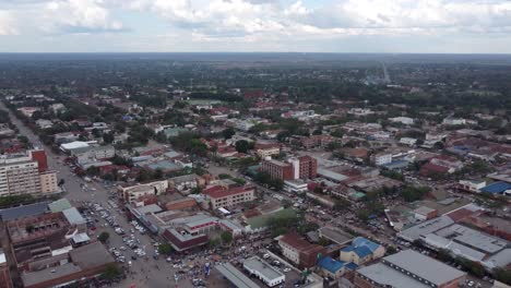 Drone-Video-of-Bulawayo,-Zimbabwe
