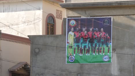 View-Of-Portugal-World-Cup-Football-Team-On-Wall-In-Malir