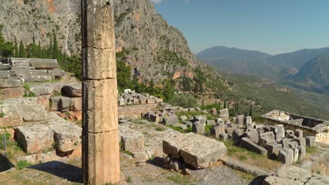 Ancient-Stone-Marble-Column-of-Delphi-Archaeological-Site
