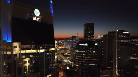ATT-Building-pull-back-sunset-reveal-in-Nashville