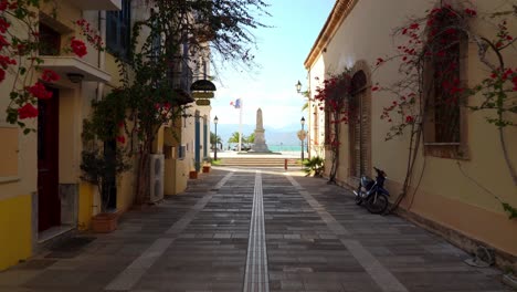 Monument-Erected-in-the-Square-of-Coastal-Town-of-Nafplio