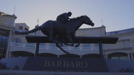 Churchill-Downs-Barbaro-low-shot-with-some-sign