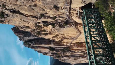 Caminito-Del-Rey,-Spain,-November-25,-2022:-Bridge-in-Gorge-of-the-Gaitanes-in-El-Caminito-Del-Rey,-The-Kings-Little-Path
