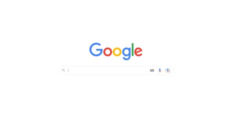 Googling-Google,-Typing-on-Search-Engine-on-Computer-Screen,-Screen-Record-Footage
