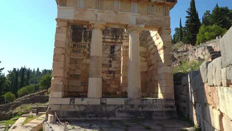 Ancient-Treasury-of-Athenians-in-Delphi-Archaeological-Site
