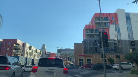 driving-through-Downtown-Los-Angeles