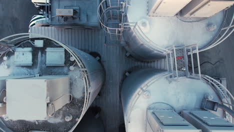 Top-Down-Aerial-View-of-Ready-Mix-Concrete-Plant