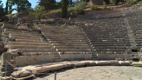 Ancient-Theater-of-Delphi-Archaeological-Site-has-35-rows-can-accommodate-around-five-thousand-spectators-who-in-ancient-times-enjoyed-plays