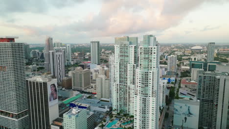 Miami-Luftstadtbild-Morgens
