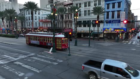 Canal-St-Street-Car-in-downtown-French-Quarter
