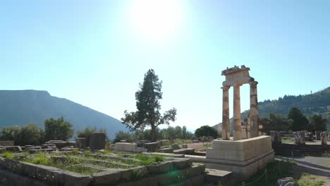 Ruins-of-Ionian-Treasury-of-the-Massalians-in-Delphi-Archaeological-Site