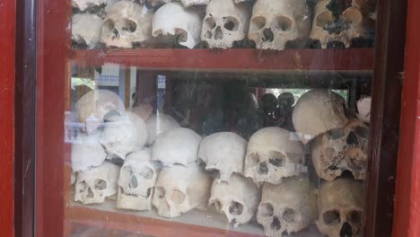 Stacks-of-skulls-Cambodian-genocide-memorial-in-Phnom-Penh