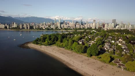People-Social-Distancing-On-The-Re-opened-Kitsilano-Beach