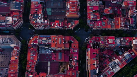 Barcelona-Zenital-Aerial-View,-Spain