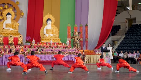 Shaolin-Chinese-Perform-Chinese-Martial-arts-during-Buddha-birthday-festival-at-temple