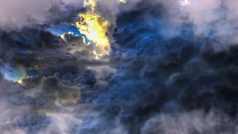 Schöne-Gewitter-Begleitet-Von-Blitzen-In-Den-Dunklen-Wolken