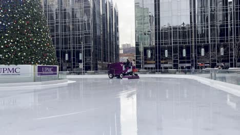 Resurfacing-of-Outdoor-Ice-Skating-Rink-in-downtown-Pittsburgh