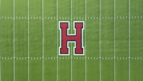 Top-Down-Drone-Shot-of-Harvard-University-Football-Stadium