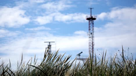 Land-sea-communication-military-radar-tower-mast