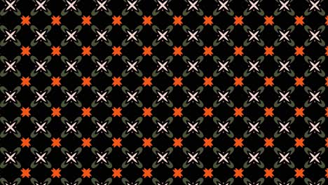 Patrón-De-Mosaico-Sin-Costuras-Principalmente-A-La-Sombra-De-Gris-Negro-Y-Rojo