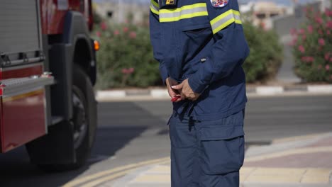 Cyprus-firefighter-instructor-getting-ready-for-training