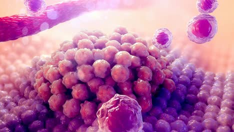 Tumorzellen-Erweitern-Krebswachstum