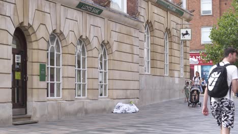 Lloyds-Bank-In-Der-Chelmsford-High-Street-Mit-Der-Breiten-öffentlichkeit-Und-Einem-Obdachlosen
