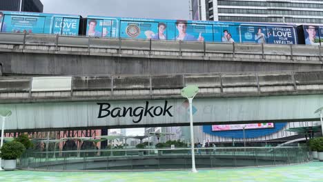 BTS-train-passing-by-downtown-Bangkok