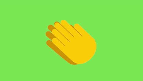 Animated-Clapping-Emoji-Celebration-Emoticon-Green-Screen-4K