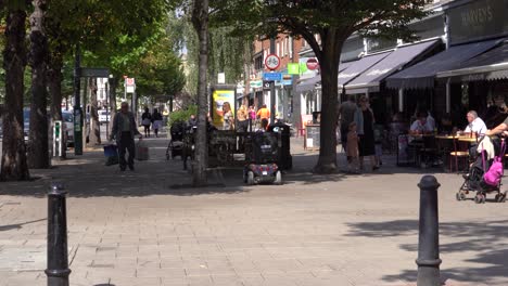 Wanstead-High-Street-in-London-on-a-sunny-day-with-shoppers-walking-past