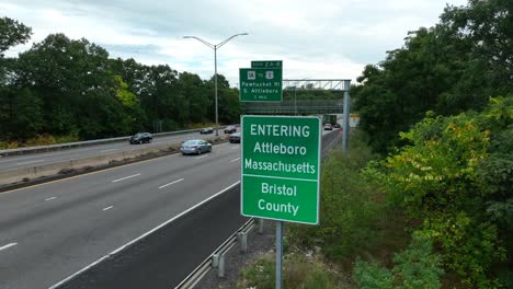 Entering-Attleboro-Massachusetts-Bristol-County